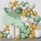 Sage Green White Gold Balloon Garland Arch Kit, 146Pcs Latex Balloons Different Sizes for Birthday Baby Shower Gender Reveal Wedding Party Decoration